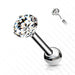 Titanium Prong Threadless Cartilage Bar