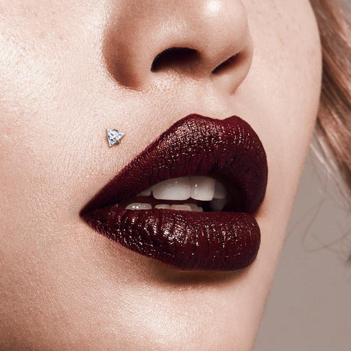 Titanium Prong Triangle Labret 16G