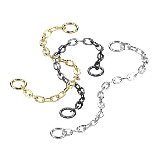 Titanium Single Connector Chain