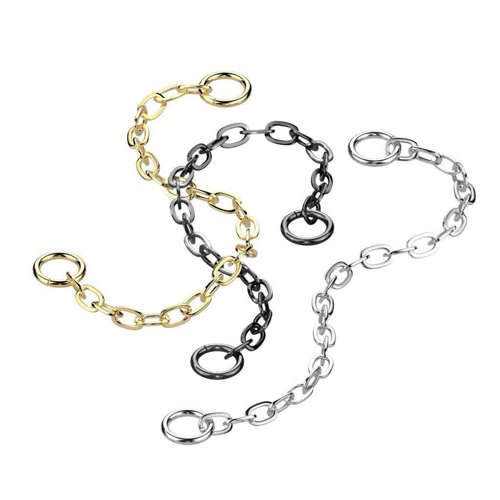 Titanium Single Connector Chain