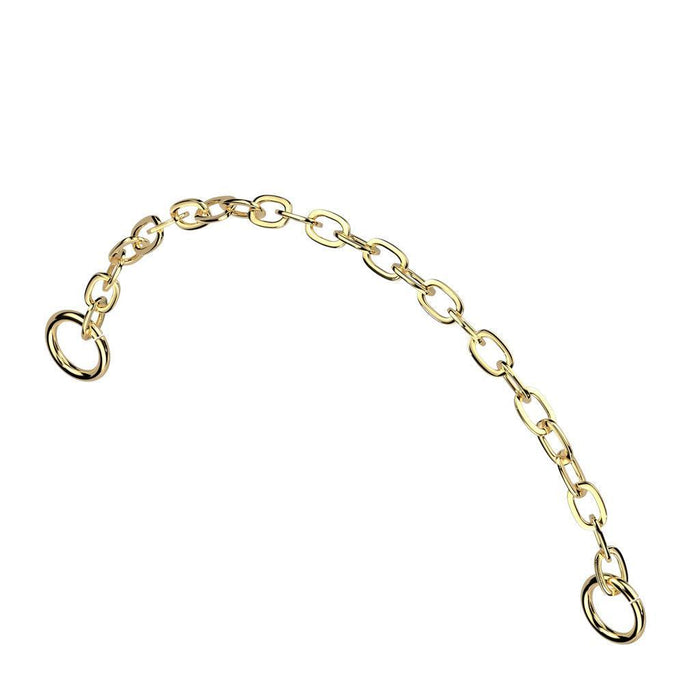 Titanium Single Connector Chain