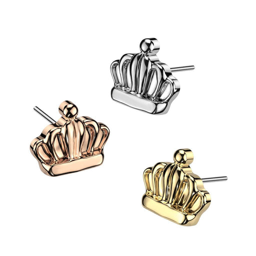 Titanium Threadless Crown End