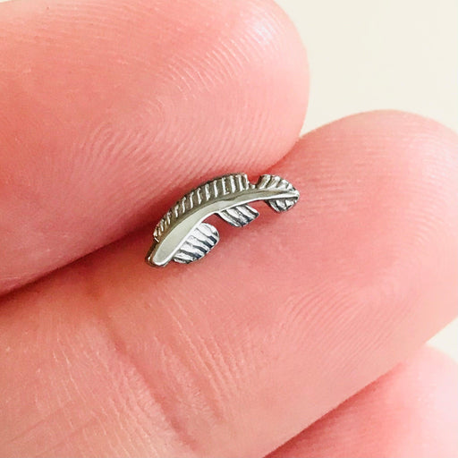 Titanium Threadless Leaf End
