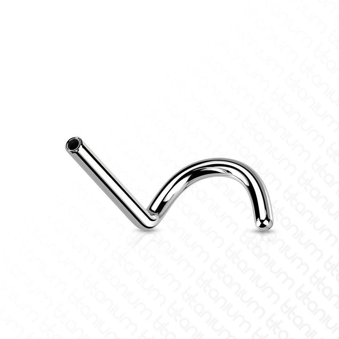 Titanium Threadless Nose Screw 20G 18G