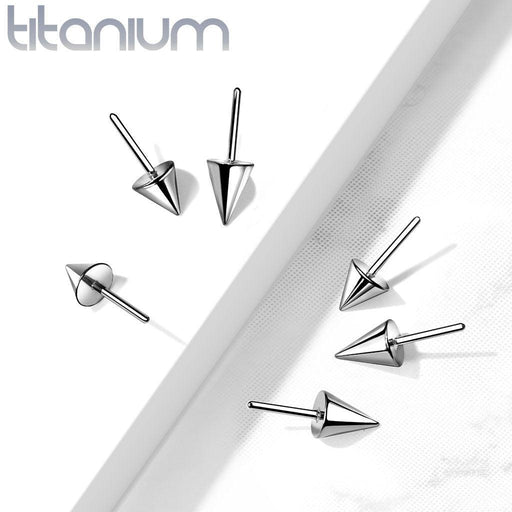 Titanium Threadless Spike End