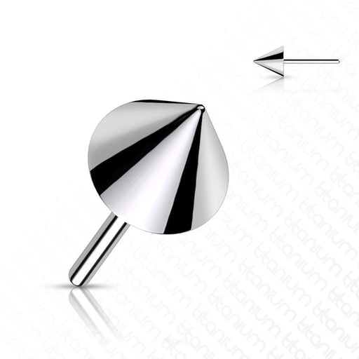 Titanium Threadless Spike End