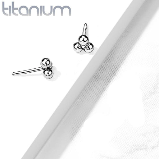 Titanium Threadless Tri Ball End