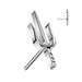Titanium Threadless Trident End