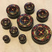 Tribal Pattern Wood Plug 2G-1"