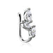 Triple Marquise Gem Non-Piercing Nose Ring