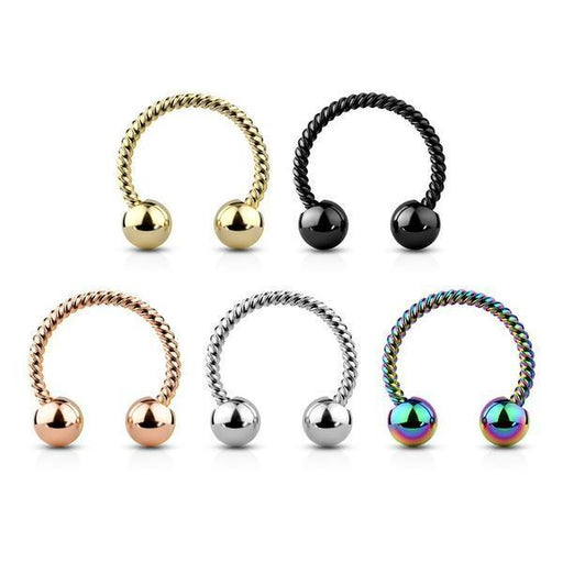 Twisted Horseshoe 16G 14G