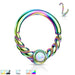 Twisted Opal Twist Ring 18G 16G