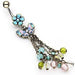 Vintage Butterfly Chain Belly Bar