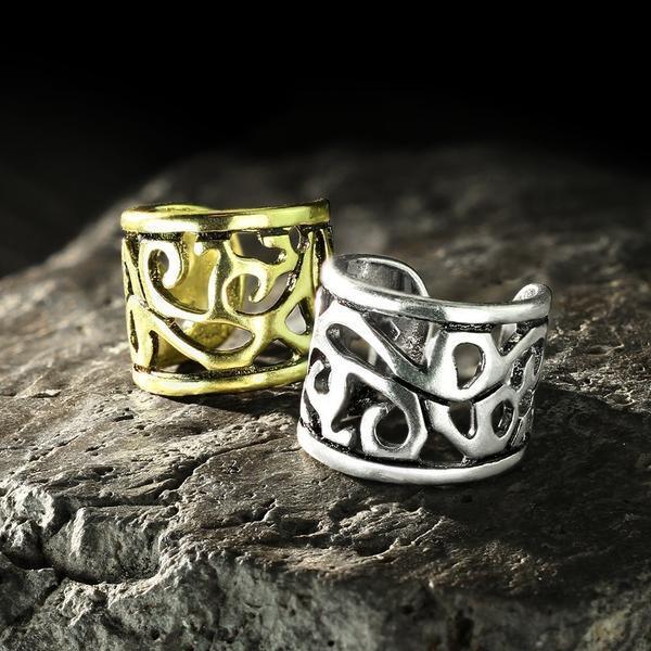 Wide Filigree Non-Piercing Ear Cuff