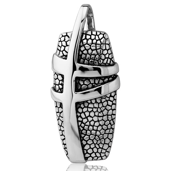 Wrapped Stainless Steel Pendant