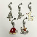 Xmas Dangle Belly Bar 14G