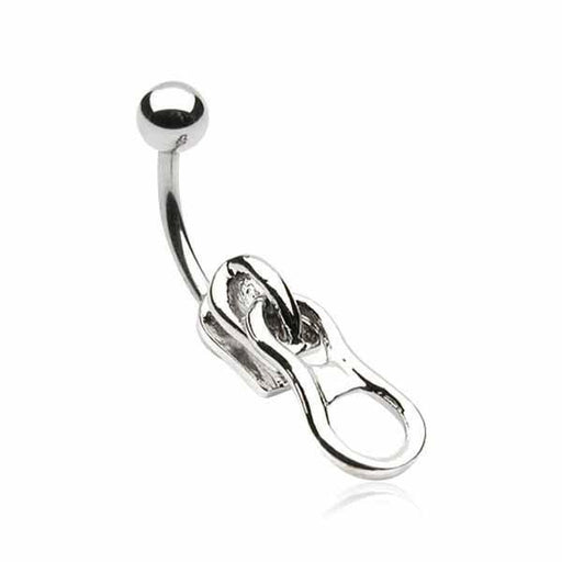 Zipper Belly Bar 14G