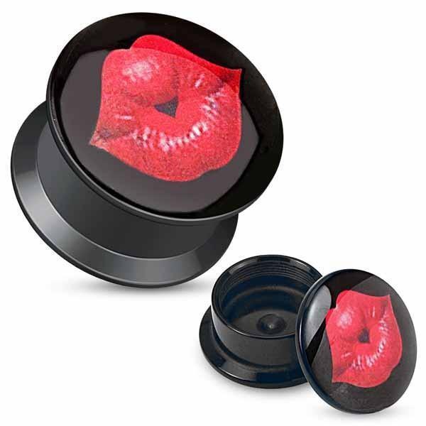 Acrylic Lips Plug-My Body Piercing Jewellery