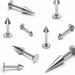 Basic Spike Labret 18G 16G 14G-My Body Piercing Jewellery