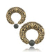 Brass Filigree Captive Weight PAIR-My Body Piercing Jewellery