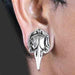 Crow Skull Screw Fit Plug PAIR 6-16mm-My Body Piercing Jewellery