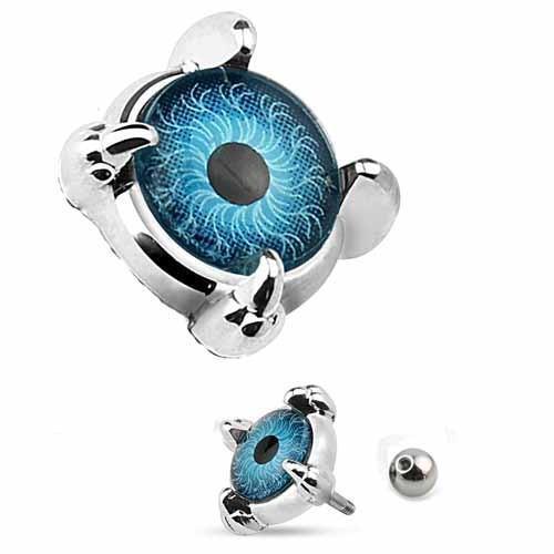 Large Eyeball Cartilage Bar 16G-My Body Piercing Jewellery