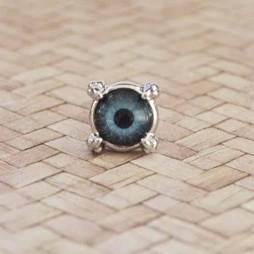 Large Eyeball Cartilage Bar 16G-My Body Piercing Jewellery
