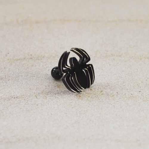 Large Spider Cartilage Bar 16G-My Body Piercing Jewellery