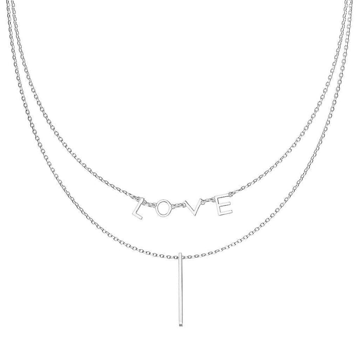 LOVE Bar Nipple Chain-My Body Piercing Jewellery