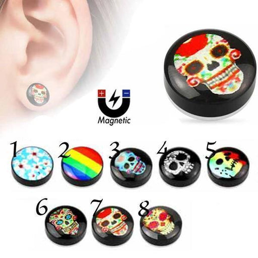 Magnetic Non-Piercing Logo Plug-My Body Piercing Jewellery