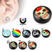 Magnetic Non-Piercing Logo Plug-My Body Piercing Jewellery