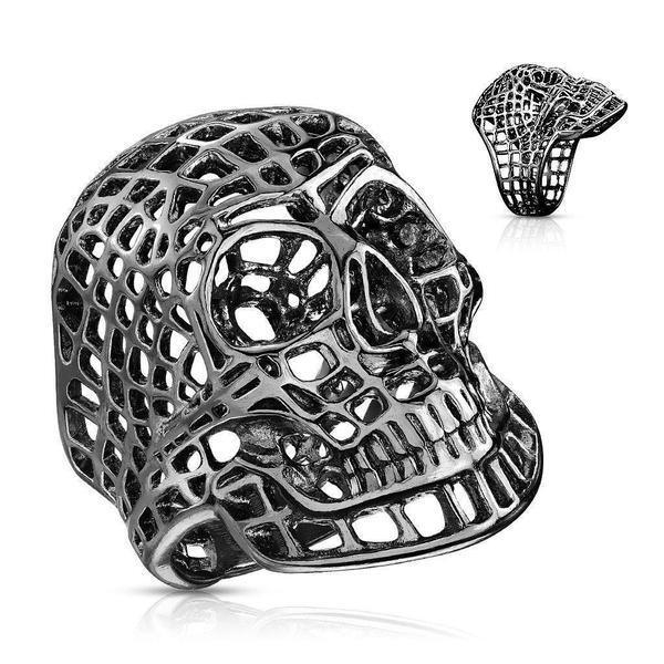 Mesh Skull Ring