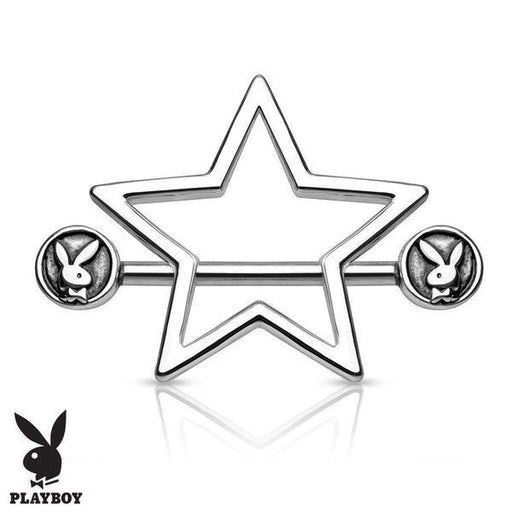 PLAYBOY Star Nipple Shield 14G 8mm (Single)-My Body Piercing Jewellery