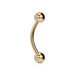 Rose Gold Curve 16G 14G-My Body Piercing Jewellery