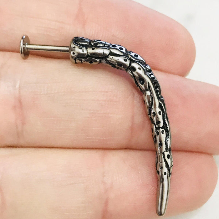 Body Jewelry - Skull Claw Labret 14G