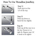 Body Jewelry - Titanium Threadless Prong Gem Labret