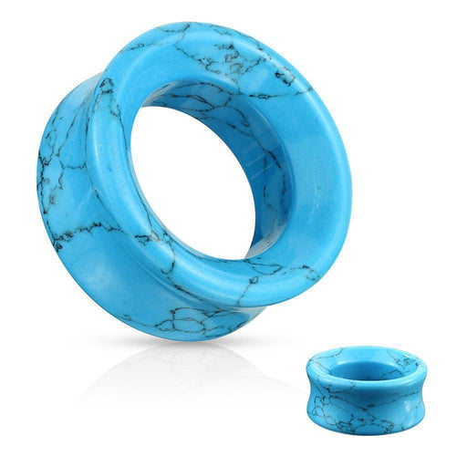Body Jewelry - Turquoise Stone Tunnel 6mm-25mm