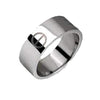 Bolt Engraved Ring - Totally Pierced