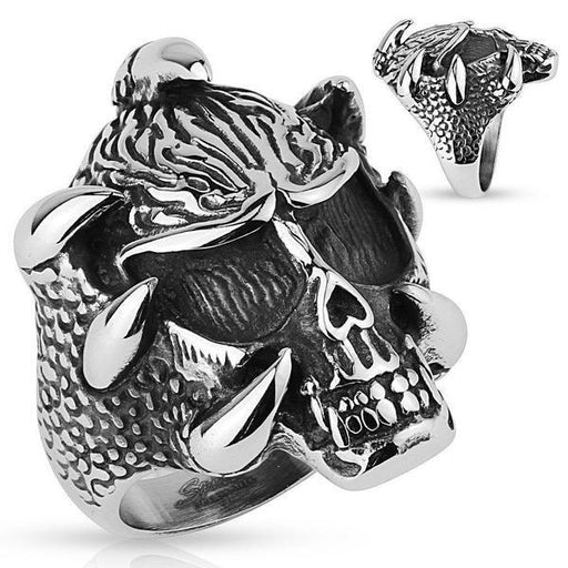 Clawed Skull Ring - Totally Pierced
