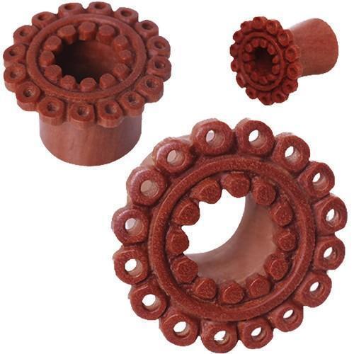 Coco Wood Tunnel PAIR 8mm-22mm - Totally Pierced