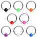 Colour Ball Captive Ring 16G-My Body Piercing Jewellery