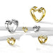 Heart Saddle Spreader PAIR 8mm-25mm - Totally Pierced