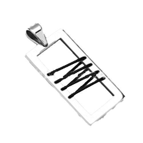 Leather String Stainless Steel Pendant - Totally Pierced