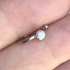 Opal Non-Piercing Nose Ring - Totally Pierced