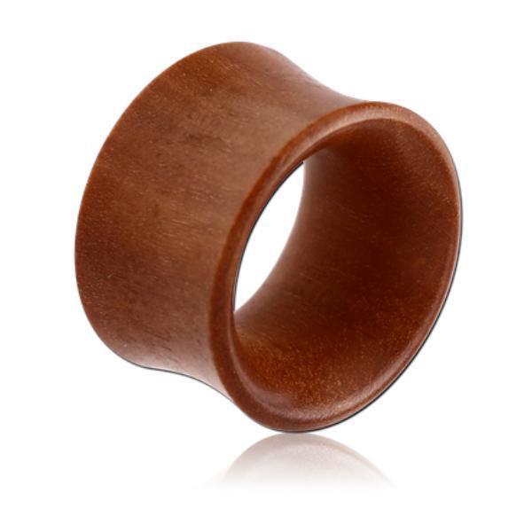 Rosewood-Sawo Wood Tunnel 10mm-51mm - Totally Pierced