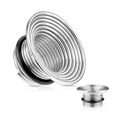 Single Flared Wire Tunnel PAIR 6-16mm - Totally Pierced