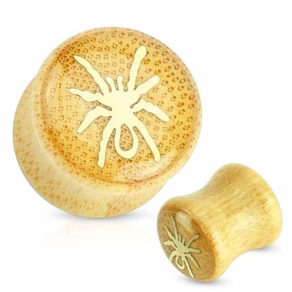 Spider Bamboo Saddle Fit Plug 6mm-16mm - Totally Pierced
