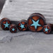 Turquoise Star Plug 00G-1" - Totally Pierced