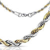 Two Tone Twist Rope Chain - Totally Pierced